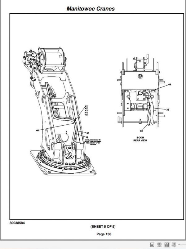 Manitowoc Cranes PM 299628 002 NBT30H Spare Parts Manual PDF 2