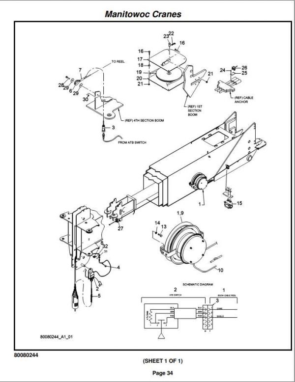 Manitowoc Cranes PM 300885 000 9103A Spare Parts Manual PDF 2