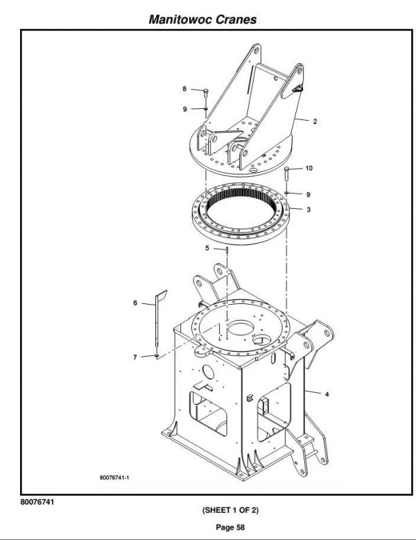 Manitowoc Cranes PM 300885 000 9103A Spare Parts Manual PDF 3