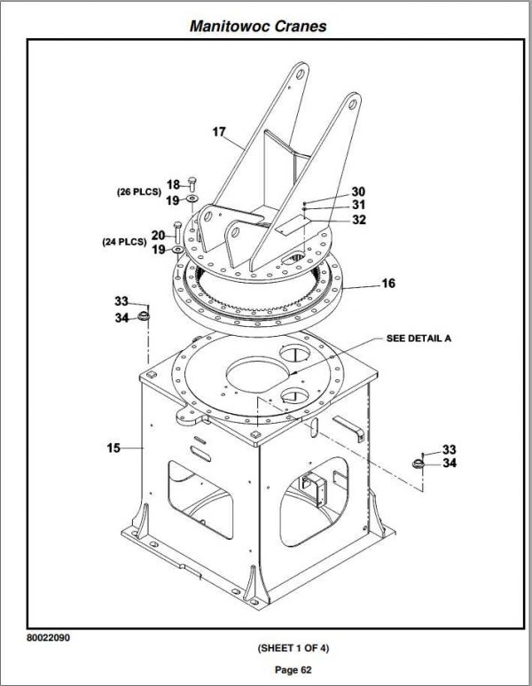 Manitowoc Cranes PM 300983 000 600HSM Spare Parts Manual PDF 2