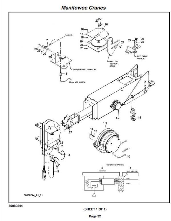 Manitowoc Cranes PM 301094 001 9103A Spare Parts Manual PDF 2