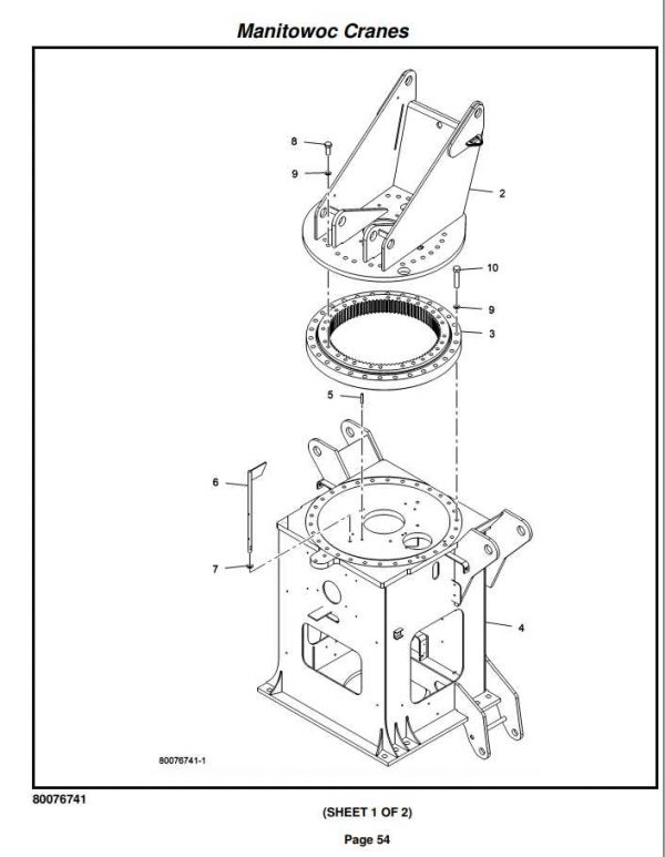 Manitowoc Cranes PM 301237 000 9103A Spare Parts Manual PDF 2