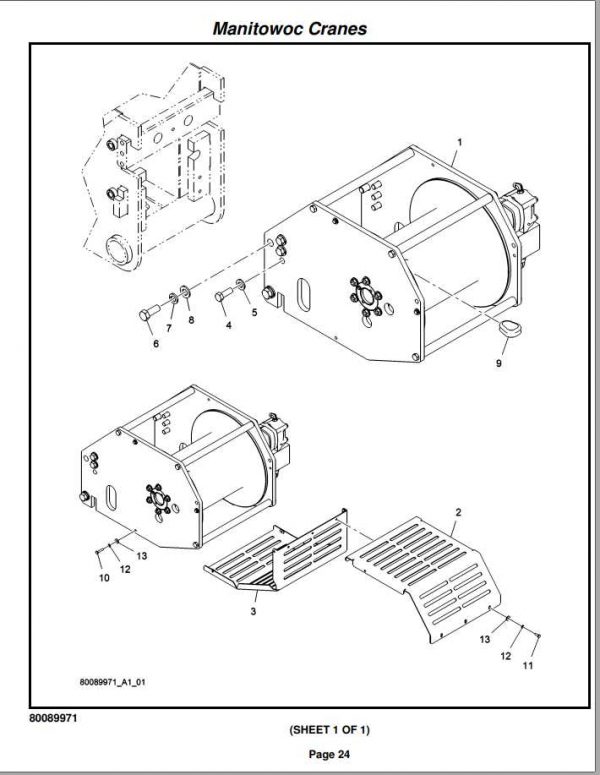 Manitowoc Cranes PM 301379 000 600E2TM Spare Parts Manual PDF 2