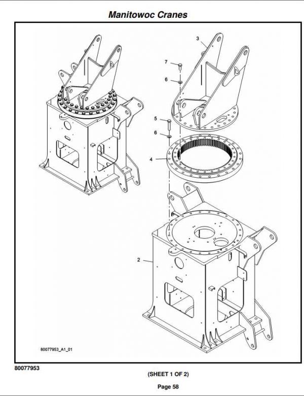 Manitowoc Cranes PM 301380 000 600E2TM Spare Parts Manual PDF 3