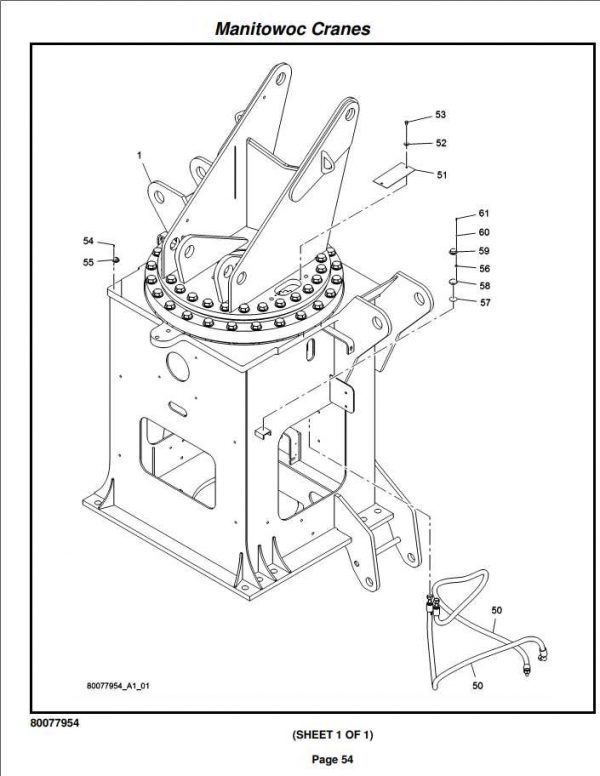 Manitowoc Cranes PM 301382 000 600E2TM Spare Parts Manual PDF 2