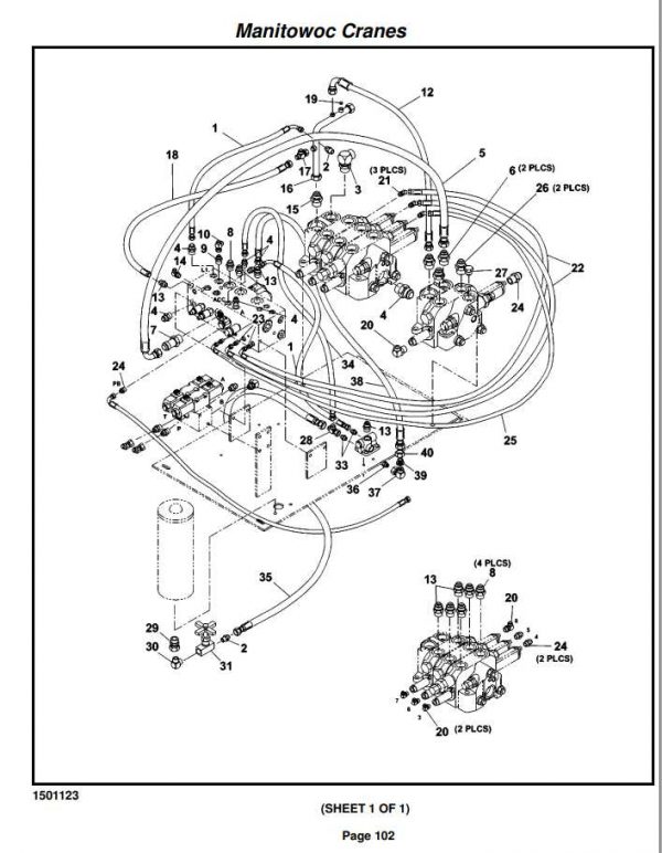 Manitowoc Cranes PM 320714 000 YB7722XL Spare Parts Manual PDF 2