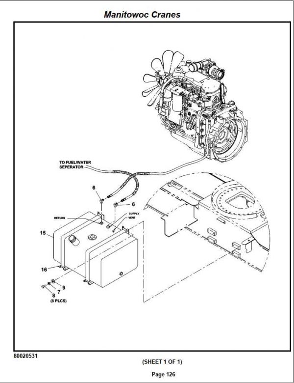Manitowoc Cranes PM 321424 001 YB7725 Spare Parts Manual PDF 2