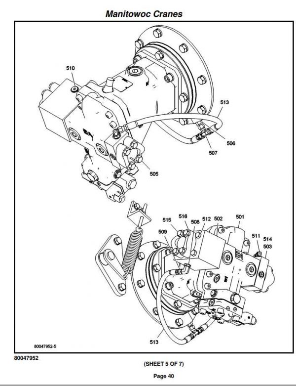 Manitowoc Cranes PM 322428 001 SCD25 Spare Parts Manual PDF 2