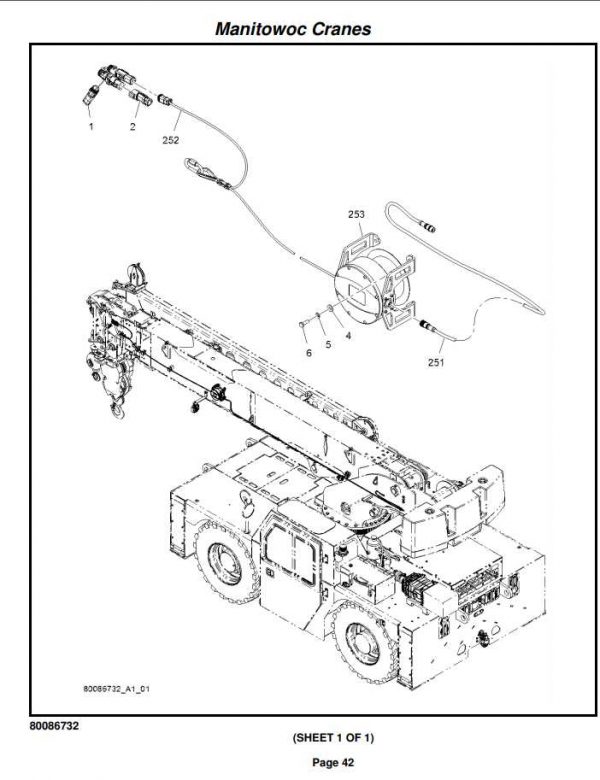 Manitowoc Cranes PM 322493 001 SCD15 Spare Parts Manual PDF 2