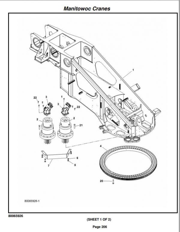 Manitowoc Cranes PM 400058 000 RT9150E Spare Parts Manual PDF 3