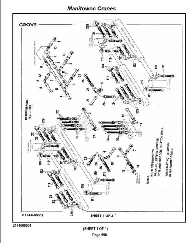Manitowoc Cranes PM 48516 000 RT740 Spare Parts Manual PDF 3