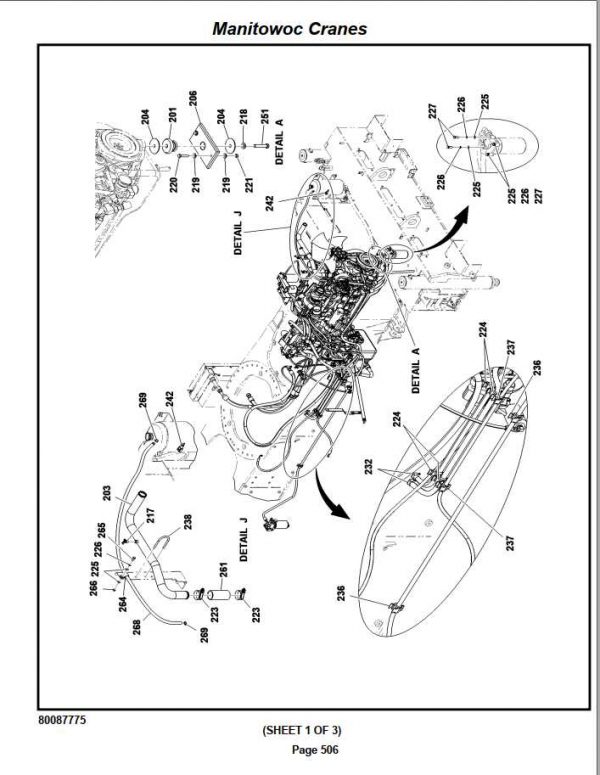 Manitowoc Cranes PM 611574 000 RT530E 2 30 TON Spare Parts Manual PDF 2