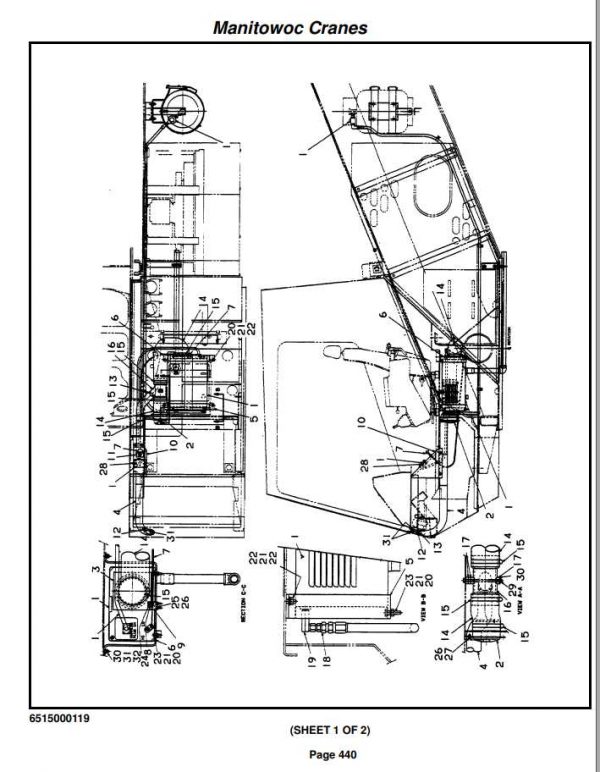 Manitowoc Cranes PM 84745 001 TMS750B Spare Parts Manual PDF 3