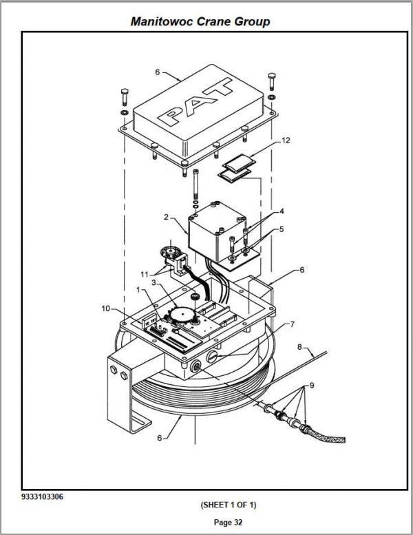 Manitowoc Cranes PM 86207 004 RT750 Spare Parts Manual PDF 2