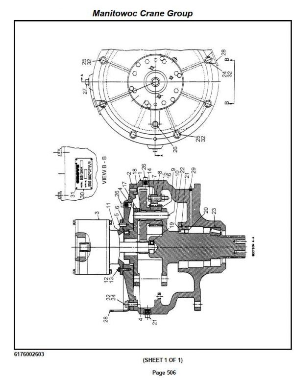 Manitowoc Cranes PM 86207 004 RT750 Spare Parts Manual PDF 3