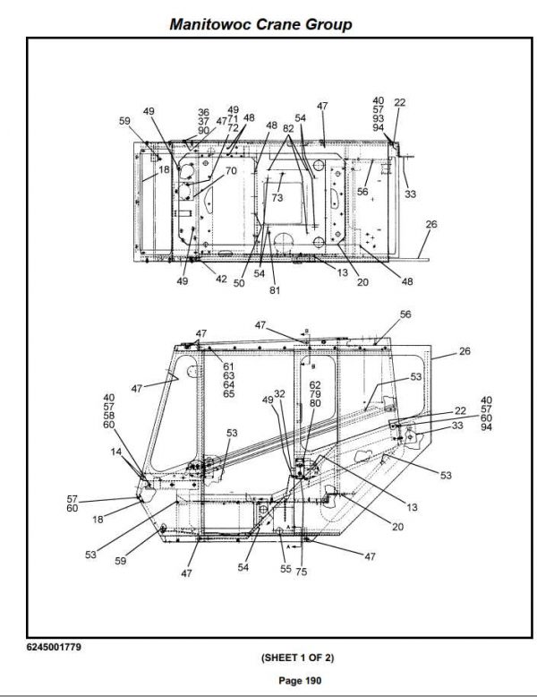Manitowoc Cranes PM 87892 000 TMS750B Spare Parts Manual PDF 2 1