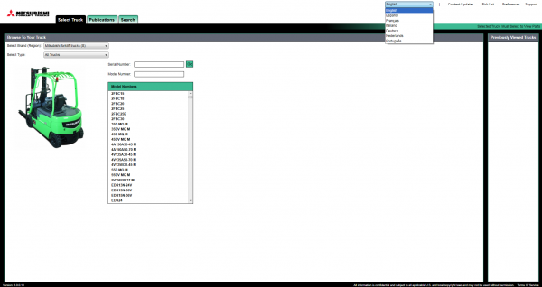 Mitsubishi ForkLift Trucks MCFS ASIA 11.2021 Spare Parts Catalogue 4