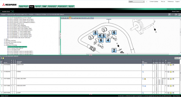 Mitsubishi ForkLift Trucks MCFS ASIA 11.2021 Spare Parts Catalogue 7