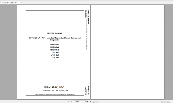 Navistar Truck 2021 Updated 01.2019 Full Models Manual PDF DVD 4