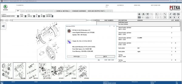 PETKA 8.3 Volkswagen Seat Skoda Audi Commercial Vehicles Porsche 08.2021 Spare Parts Catalog DVD 16