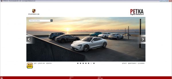 PETKA 8.3 Volkswagen Seat Skoda Audi Commercial Vehicles Porsche 08.2021 Spare Parts Catalog DVD 4