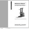 Raymond Gofer High level Order Pick 261 Schematic Maintenance Parts Manual 2