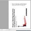 Raymond Hand Pallet Truck LCR55 LCS55 Owner Operation Parts Manual 1180453A 1
