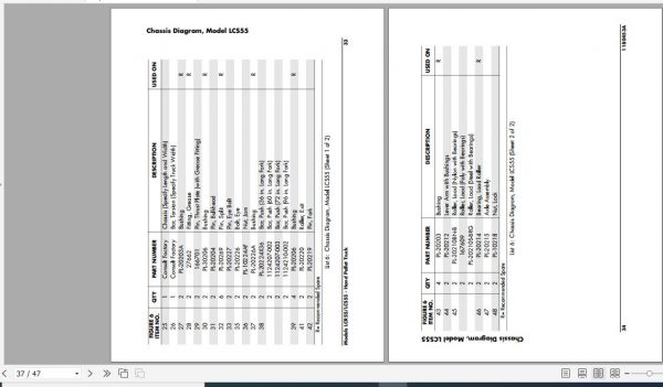 Raymond Hand Pallet Truck LCR55 LCS55 Owner Operation Parts Manual 1180453A 2