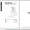 Raymond High Level Order Pick Lift Trucks 5200 Schematic Maintenance Parts Manual 1