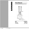 Raymond Order Pick Lift Truck 5300 5500 5600 Schematic Maintenance Parts Manual 2