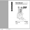 Raymond Order Pick Lift Truck 5400 5500 5600 Schematic Maintenance Parts Manual 1