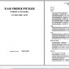 Raymond Order Pick Lift Truck EASi Schematic Maintenance Parts Manual 1