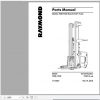 Raymond Reach Fork Truck 7500 7520 Schematics Maintenance Parts Manual 1