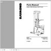 Raymond Reach Fork Truck 7700 7720 Schematics Maintenance Parts Manual 2