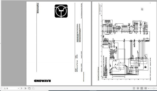 Raymond Reach Fork Truck ET F DT F Schematics Maintenance Parts Manual 3