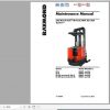Raymond Reach Fork Truck EZ C EZ CD Schematics Maintenance Parts Manual 1