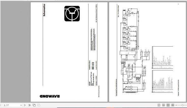 Raymond Reach Fork Truck EZ D EZ DD Schematics Maintenance Parts Manual 3