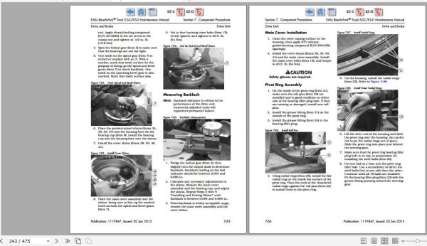 Raymond Reach Fork Truck EZ D EZ DD Schematics Maintenance Parts Manual 4