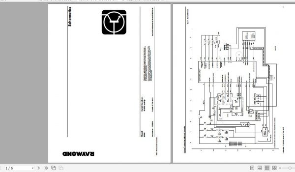 Raymond Rider Pallet Truck 8900 Schematic Maintenance Parts Manual 4