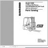 Raymond Sit down Counterbalanced Lift Truck 4400 Schematics Maintenance Parts Manual 2 1