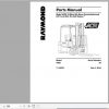 Raymond Sit down Counterbalanced Lift Truck 4450 Schematics Maintenance Parts Manual 2 1