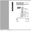 Raymond Sit down Counterbalanced Lift Truck 4700 Schematics Maintenance Parts Manual 2