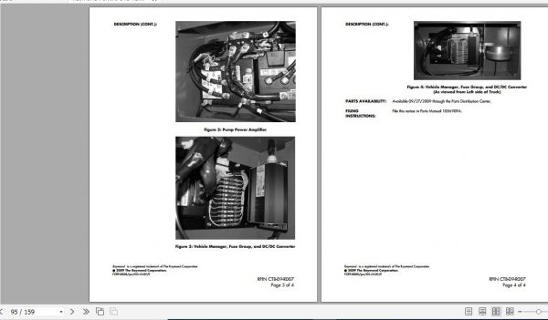 Raymond Sit down Counterbalanced Lift Truck CTB RSIs Service Information 2