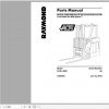 Raymond Stand Up Counterbalanced Lift Truck 4100 4200 Schematics Maintenance Parts Manual 2