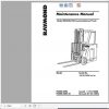 Raymond Stand Up Counterbalanced Lift Truck DSS 300 350 Schematics Maintenance Parts Manual 1
