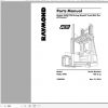 Raymond Swing Reach Truck 9600 9700 Maintenance Parts Manual 1