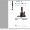 Raymond Walkie Straddle Stacker RAS 20 25 Schematics Maintenance Parts Manual 2