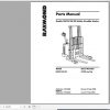 Raymond Walkie Straddle Stacker RSS22 RSS30 RSS40 Schematics Maintenance Parts Manual 1