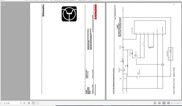Raymond Walkie Straddle Stacker RSS22 RSS30 RSS40 Schematics Maintenance Parts Manual 3
