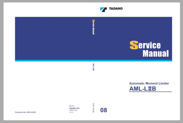 Tadano Crane 55 Ton GR 550EX 1 Service Manual Parts Catalog Circuit Diagram 2